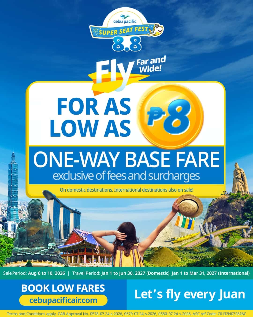 Ceb Pac 8.8 fare